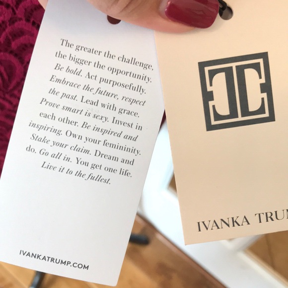 Ivanka Trump Size 8- Red Lace Dress w Sheer Sleeves - Picture 8 of 8